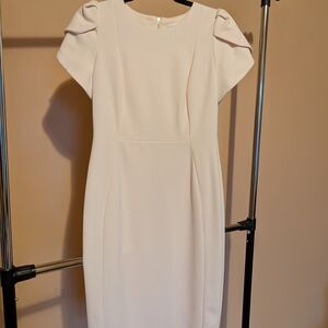 Calvin Klein Soft Pink Midi Dress